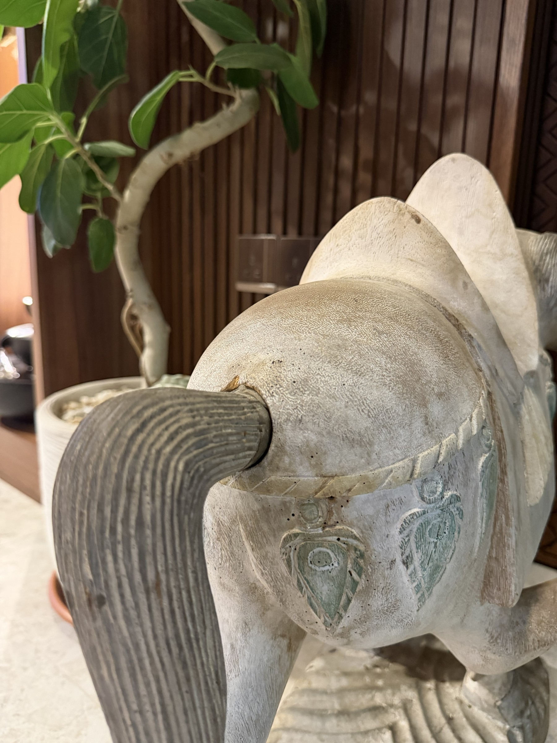 Whitewashed Tang-Style Horse with Raised Foreleg view 5