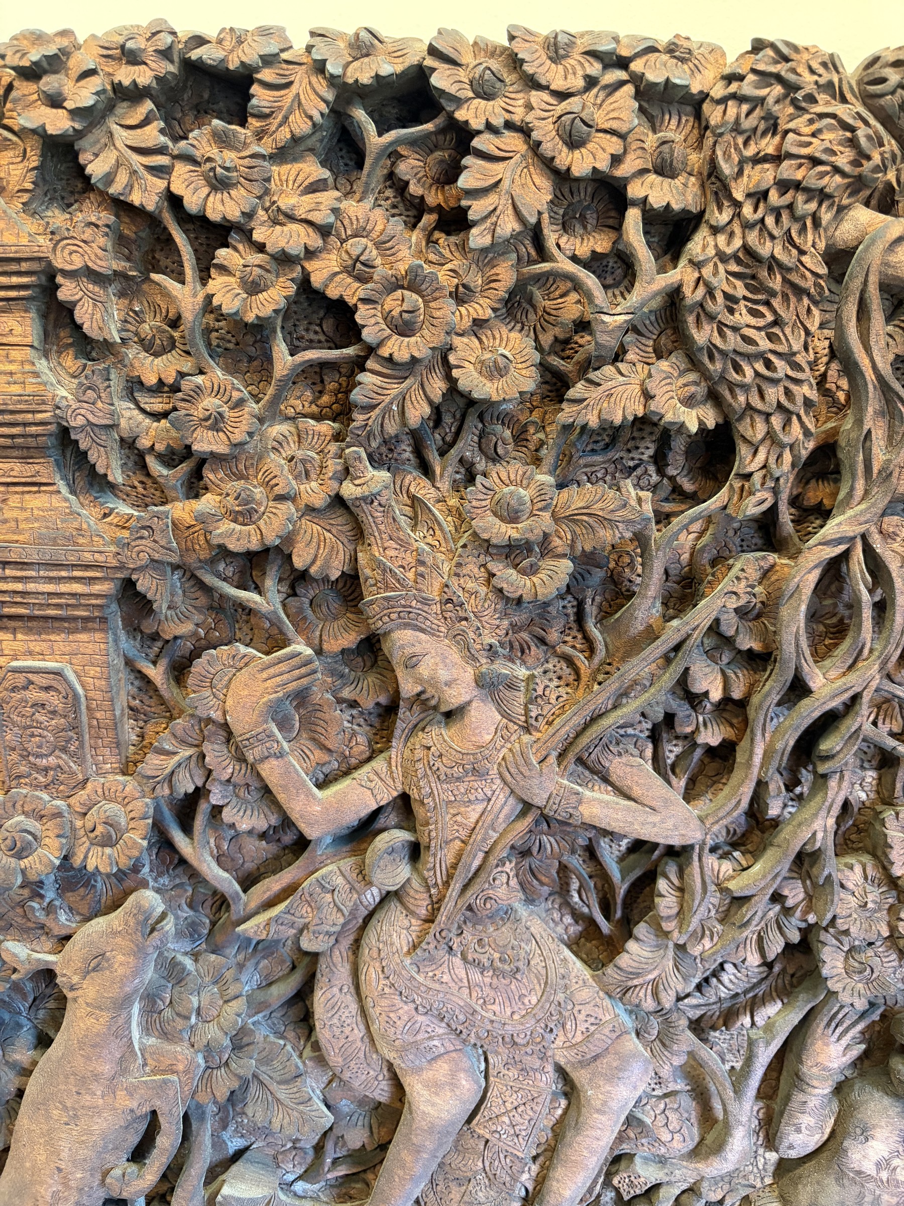 Balinese Ramayana Forest Relief Panel view 9